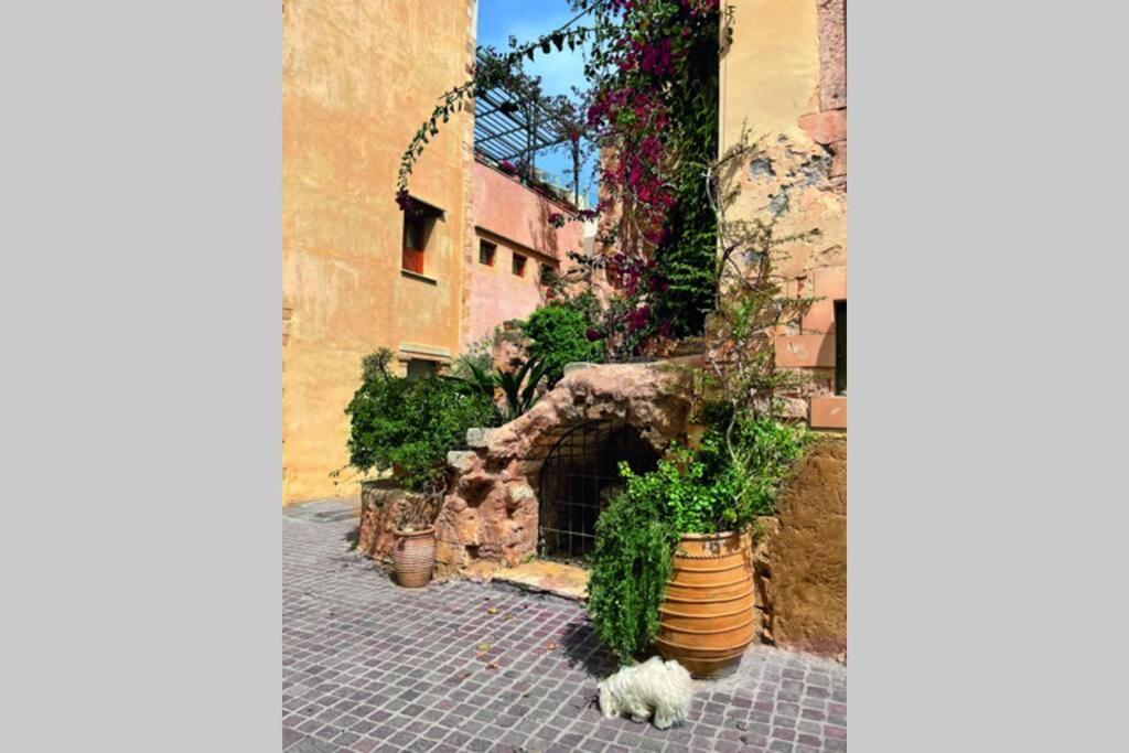 Casa Eva With Outdoor Heated Jacuzzi And Hamam Villa Chania  Exterior photo